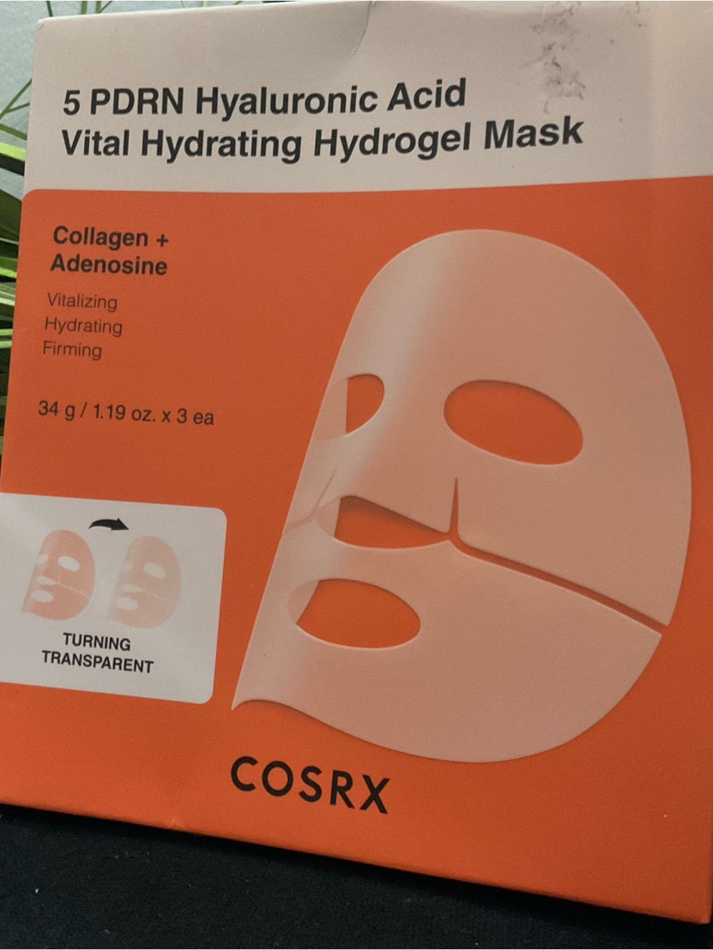 COSRX 5 PDRN Hyaluronic Acid Vital Hydrating Hydrogel Mask